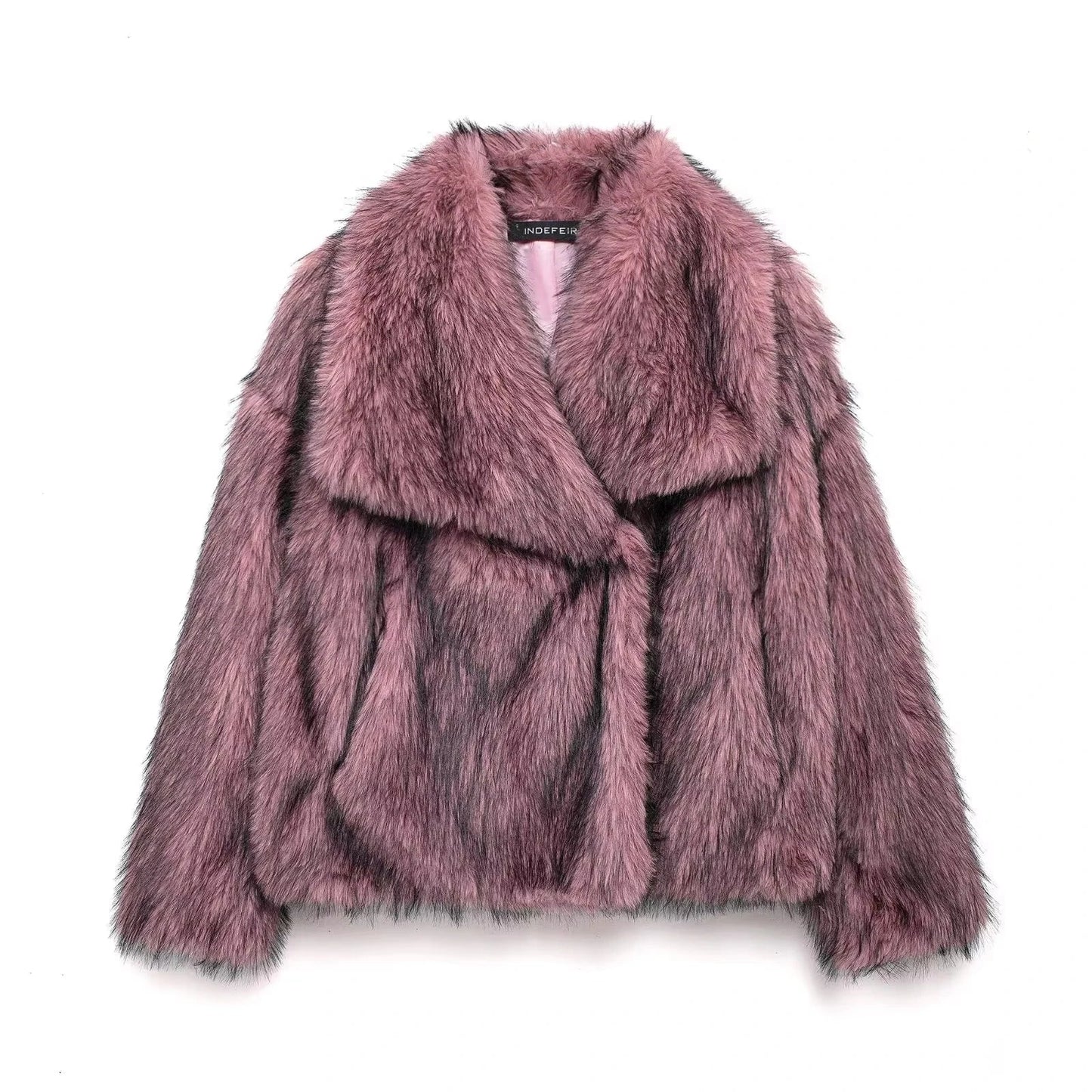 Women's Long Faux Fur Winter Coat Chic