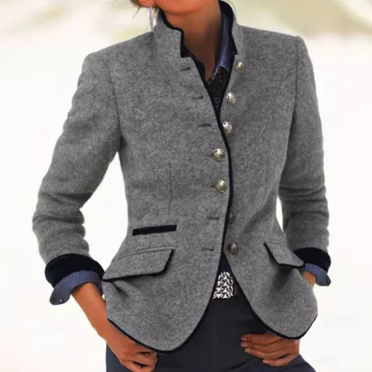 Women's Warm Winter Padded Longline Jacket