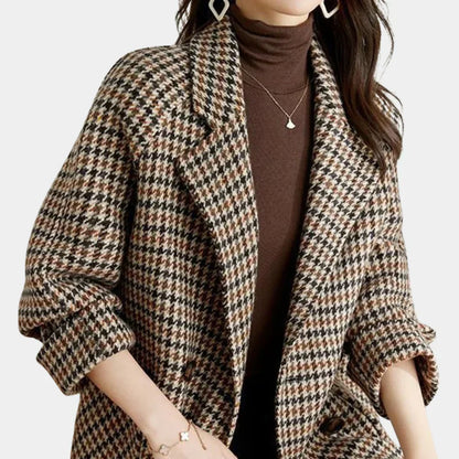 Elegant Double-Breasted Classic Women's Winter Coat