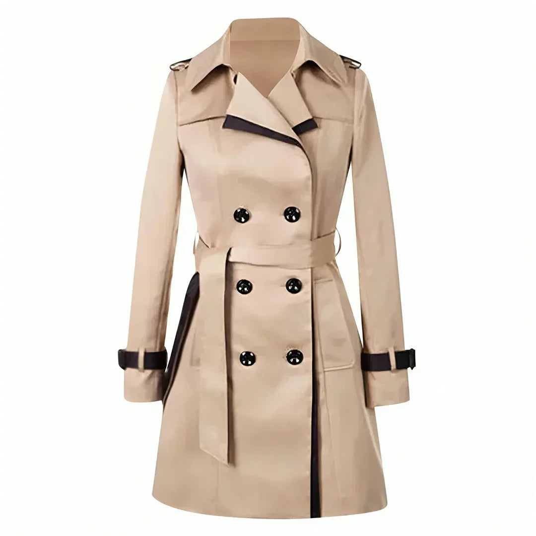 Stilvoller Damen Trenchcoat Herbst Modell - IdealeKleiden
