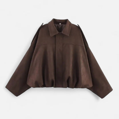 Elegante Damen Wildleder Jacke Trendy