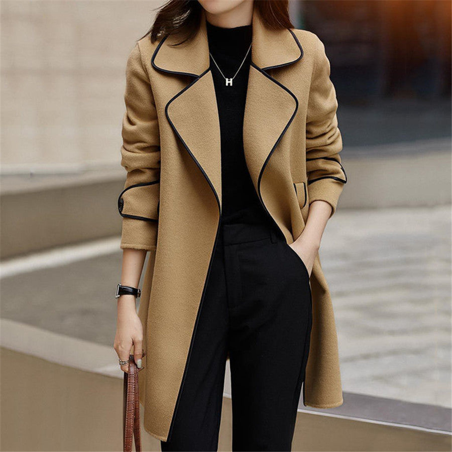 Elegant Wool Coat Celeste for Women