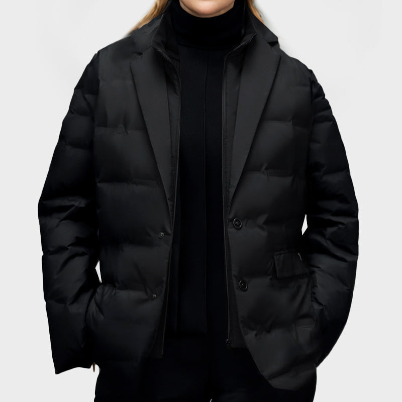 Stylisher Blazer Mantel Steppjacke Damen - IdealeKleiden