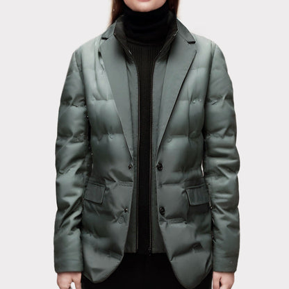 Stylish Blazer Coat Quilted Jacket for Women
