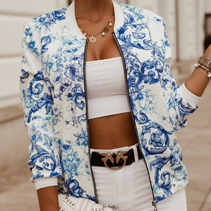 Women's Lightweight Floral Summer Jacket