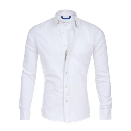Elegant stretch blouse with zip