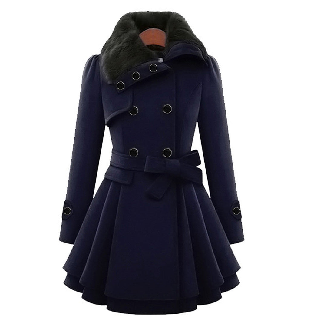 Warme Damenwintermäntel Lang und Elegant - IdealeKleiden