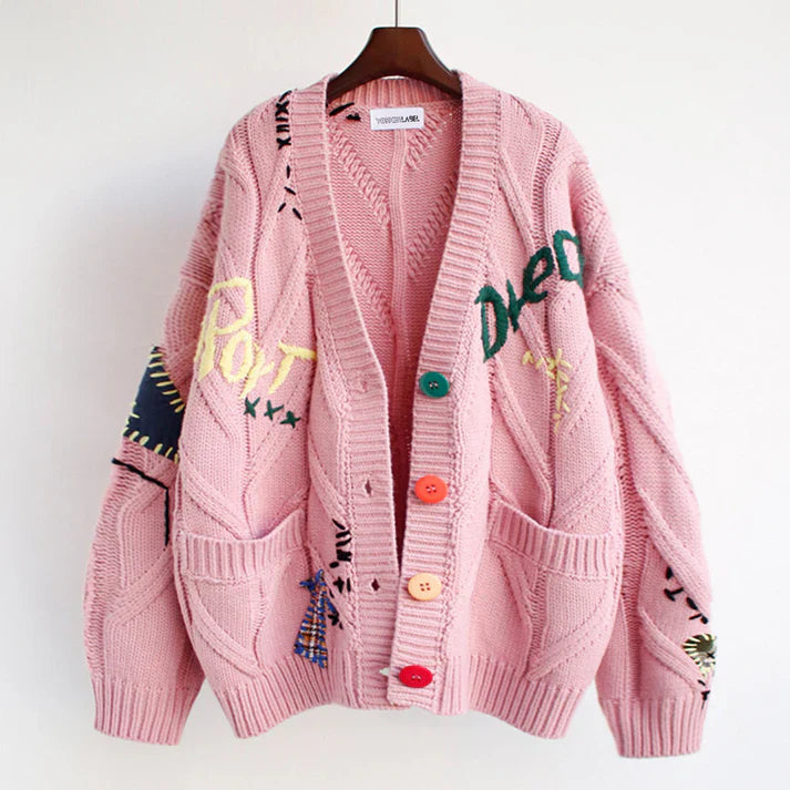 Women's Patchwork Cardigan