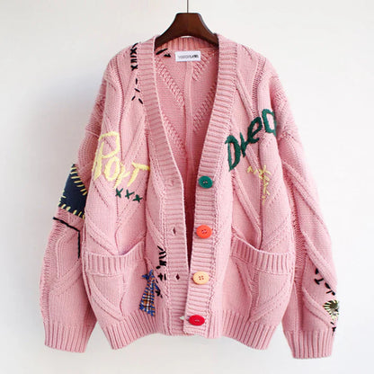Women's Patchwork Cardigan