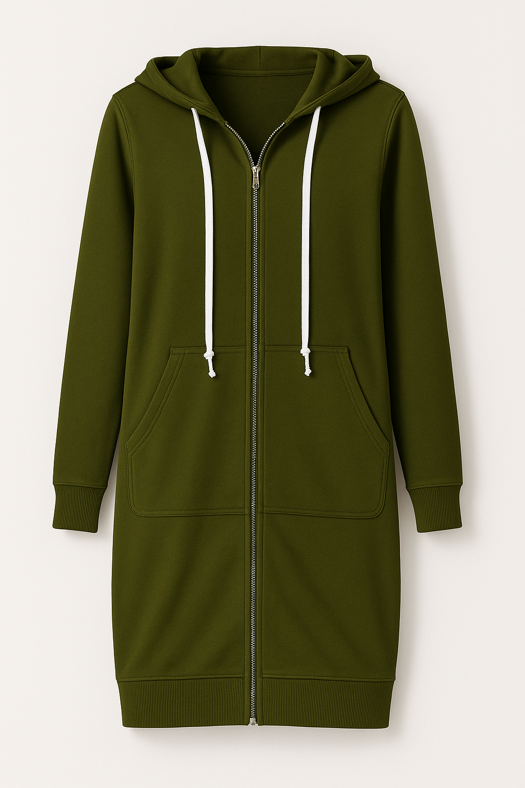 Comfortable Leisure Hoodie Zip-Up