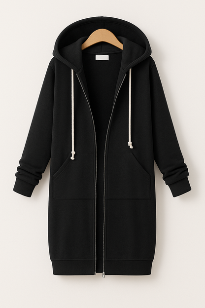 Comfortable Leisure Hoodie Zip-Up