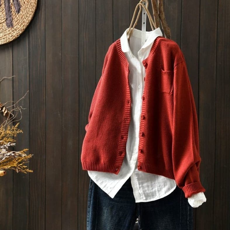 Soft Cardigan Knit Oversized Comfortable
