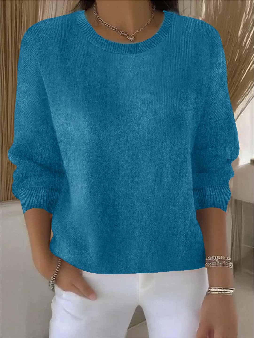 Women's Knitted Sweater Warm Soft Winter