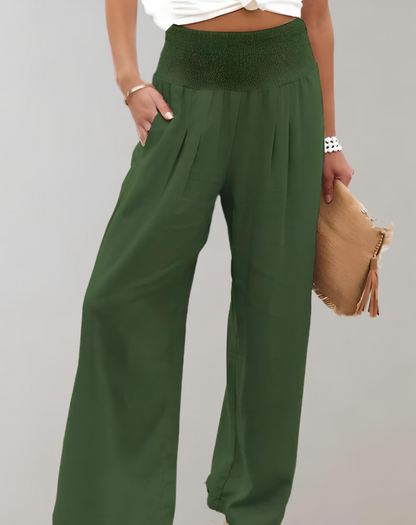 High-Waisted Women's Elegant Trousers