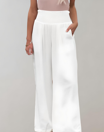High-Waisted Women's Elegant Trousers