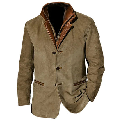 Elegant Suede Jacket Classic Design