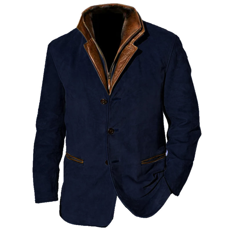Elegant Suede Jacket Classic Design