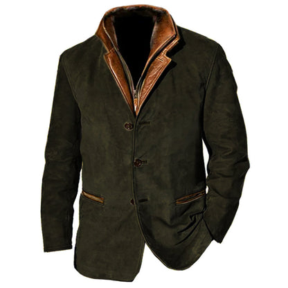 Elegant Suede Jacket Classic Design