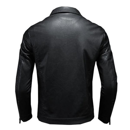 Elegante Lederjacke Herren Klassiker - IdealeKleiden