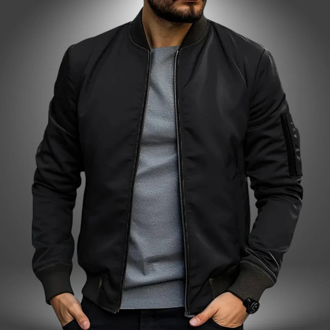 Stylish Men's Bomber Jacket Lightweight & Comfortable