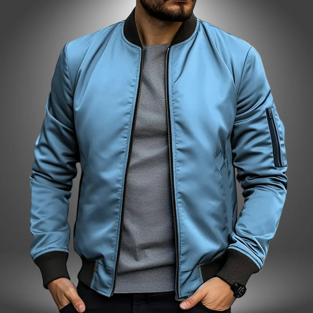 Stylish Men's Bomber Jacket Lightweight & Comfortable