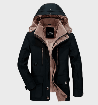 Men's Waterproof Insulated Warm Winter Jacket