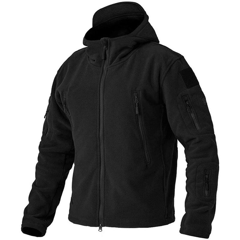 Warm Fleece Jacket Men Windproof