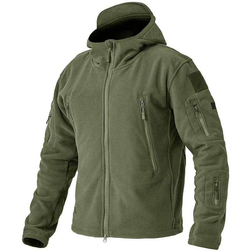 Warm Fleece Jacket Men Windproof