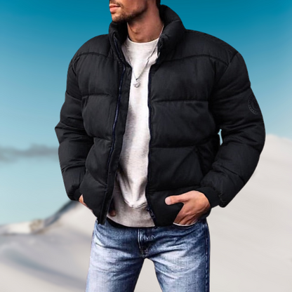 Down Jacket Warm Padded High Collar Outdoor