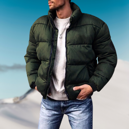 Down Jacket Warm Padded High Collar Outdoor