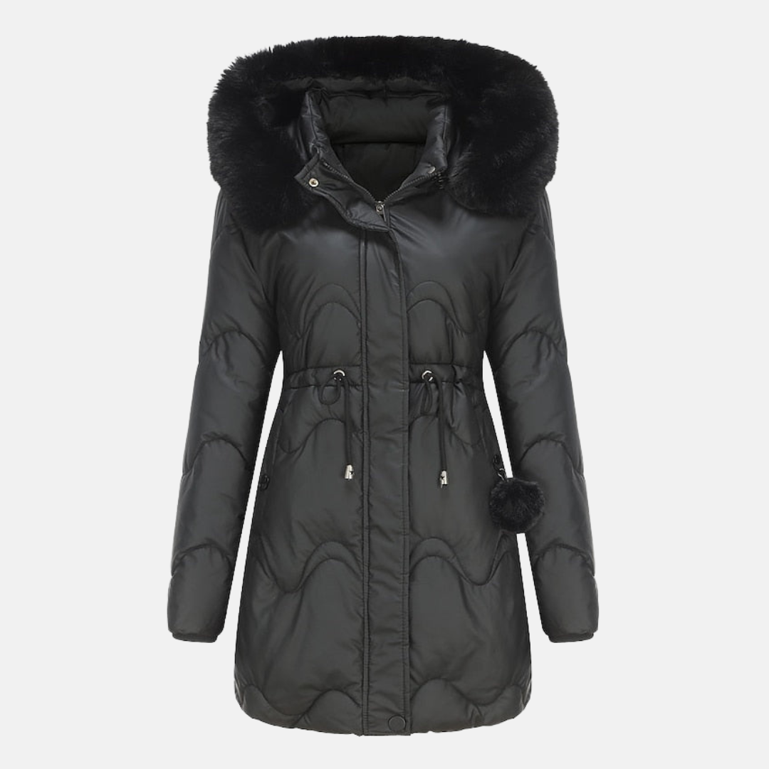 Luxury Fur Jacket Removable Hood