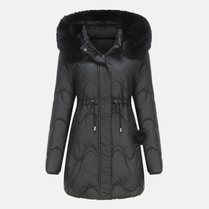Luxury Fur Jacket Removable Hood