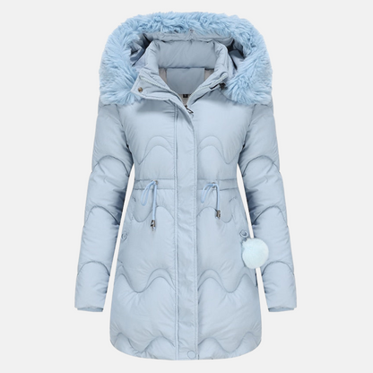 Luxury Fur Jacket Removable Hood