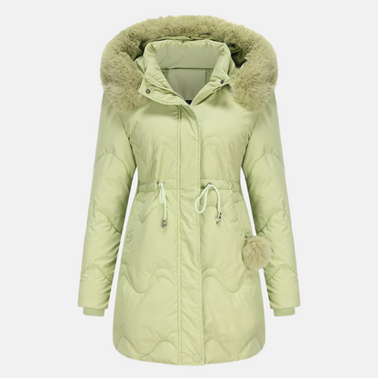 Luxury Fur Jacket Removable Hood