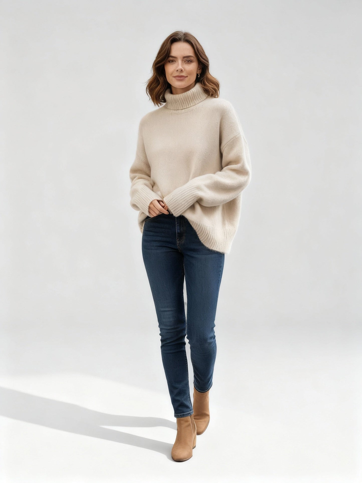 Soft Women's Cashmere Sweater Elegant Design