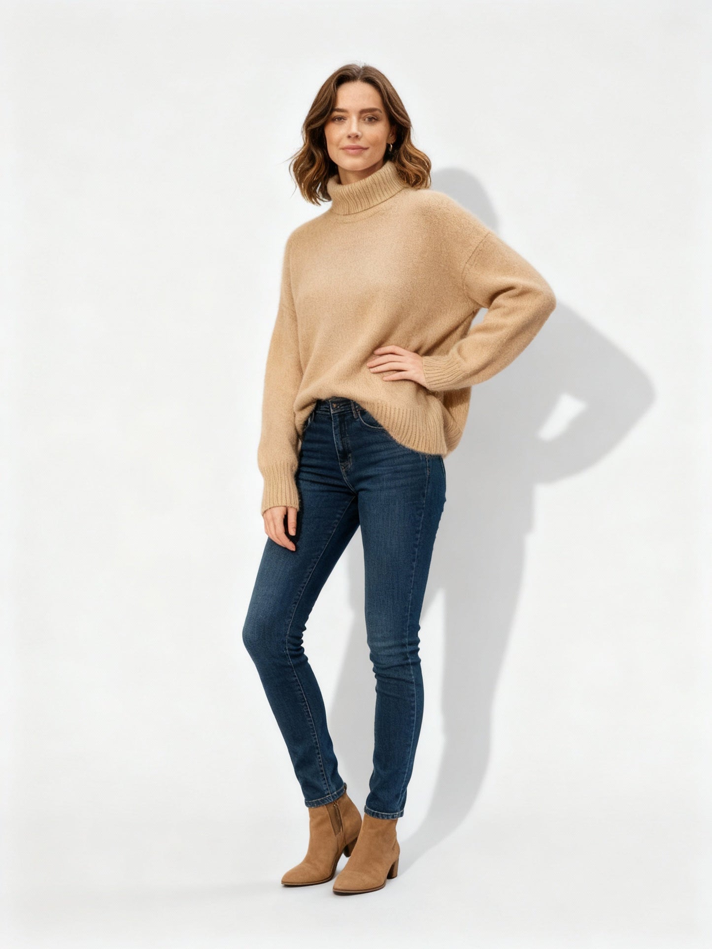 Soft Women's Cashmere Sweater Elegant Design