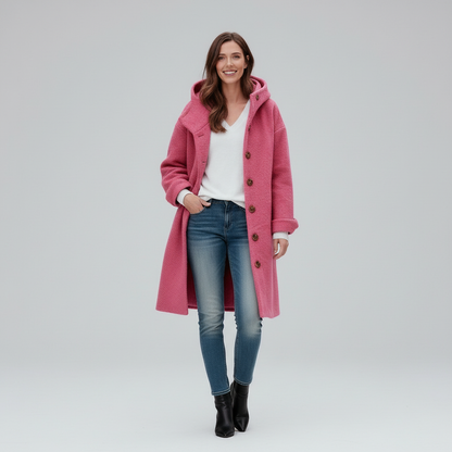 Women's Fleece Coat Soft Hoodie