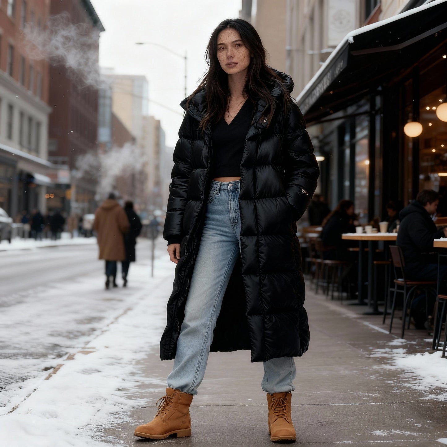 Wasserdichte Damen Winterjacke Isolierend Warm - IdealeKleiden