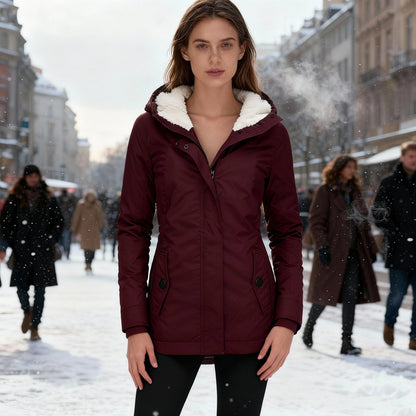 Women's Water-Repellent Insulated Winter Jacket