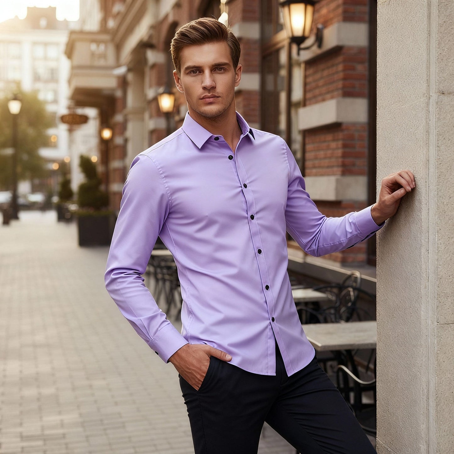 Easy Iron Stretch Shirt Comfort