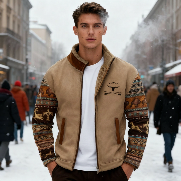 Herren Fleecejacke Leicht Isoliert Warm - IdealeKleiden