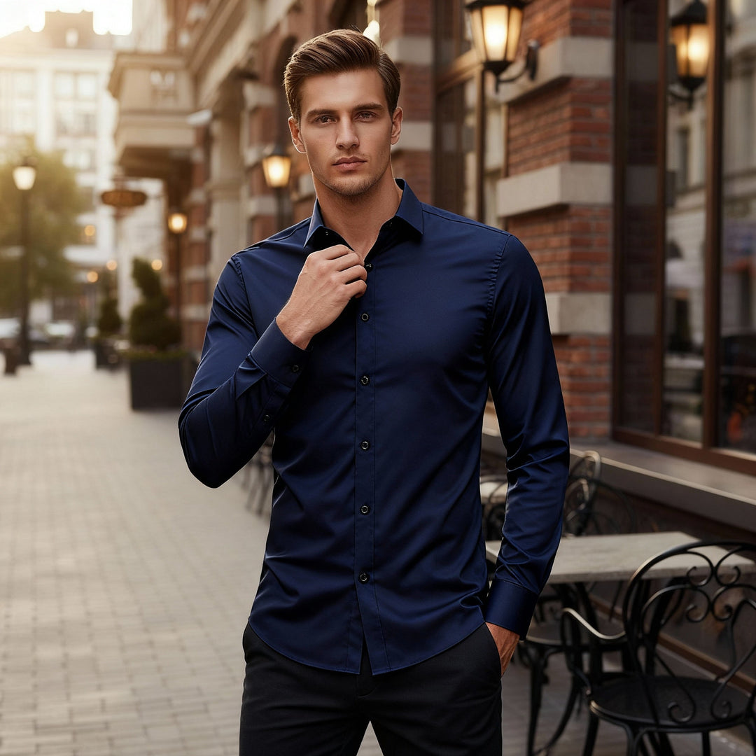 Easy Iron Stretch Shirt Comfort