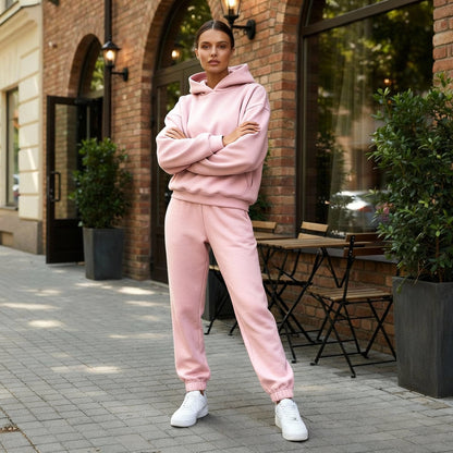 Comfortable Two-Piece Jogging Suit Set