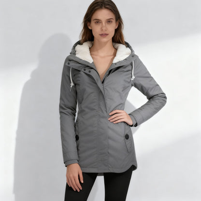 Winterjacke Streetwear Kapuze Warm - IdealeKleiden