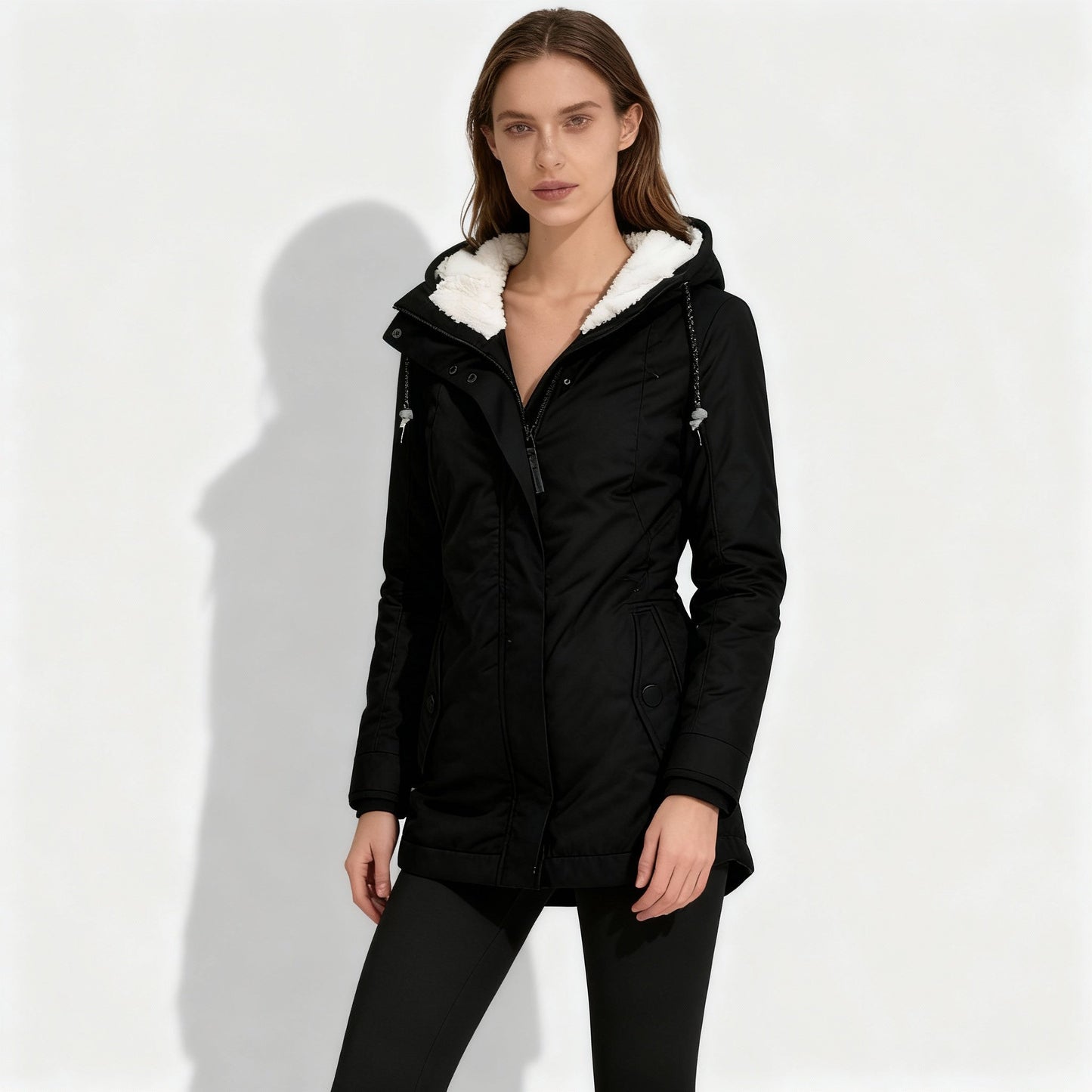 Winter Jacket Streetwear Hood Warm