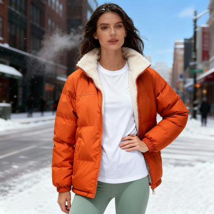 Women's Warm Quilted Jacket Comfort Design
