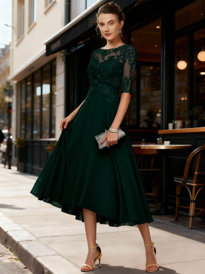 Luxury Evening Gown Satin Elegant