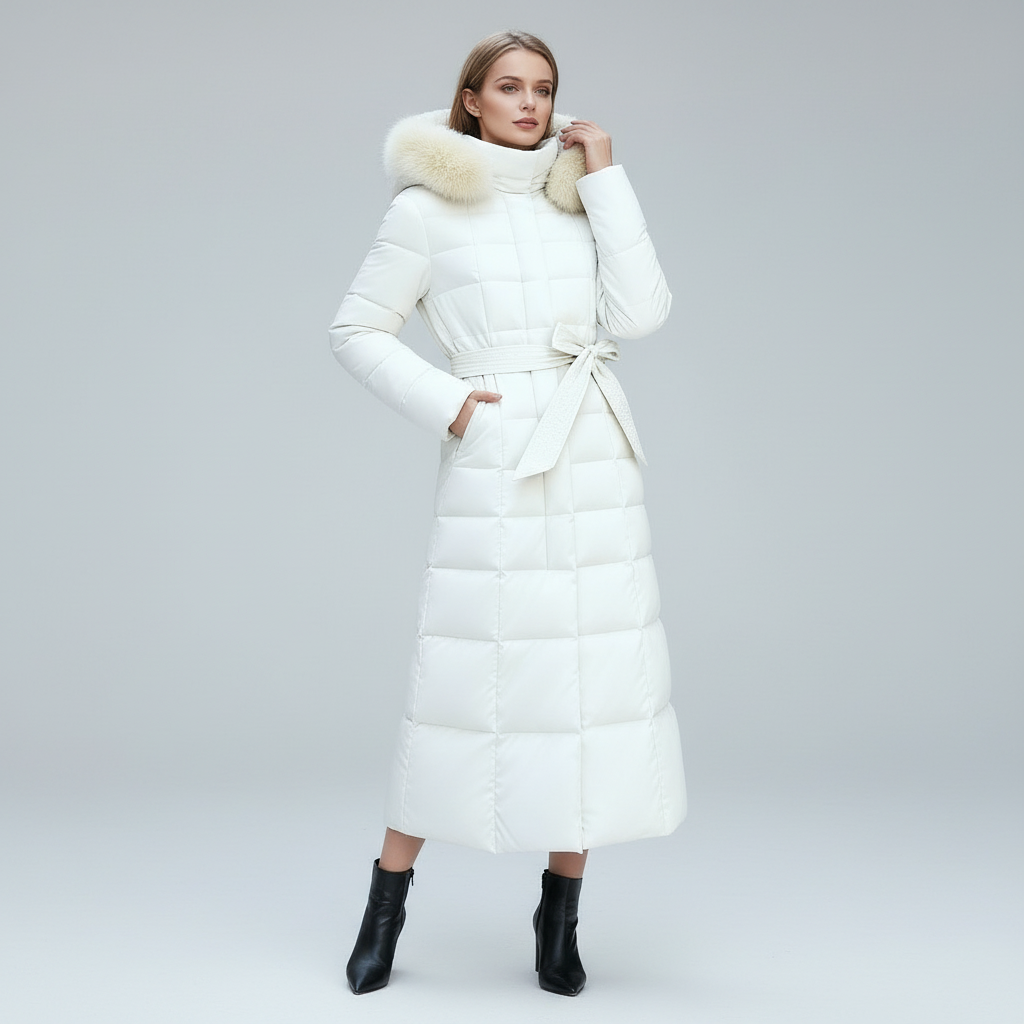 Damen Wintermantel Warm Isoliert Elegant - IdealeKleiden