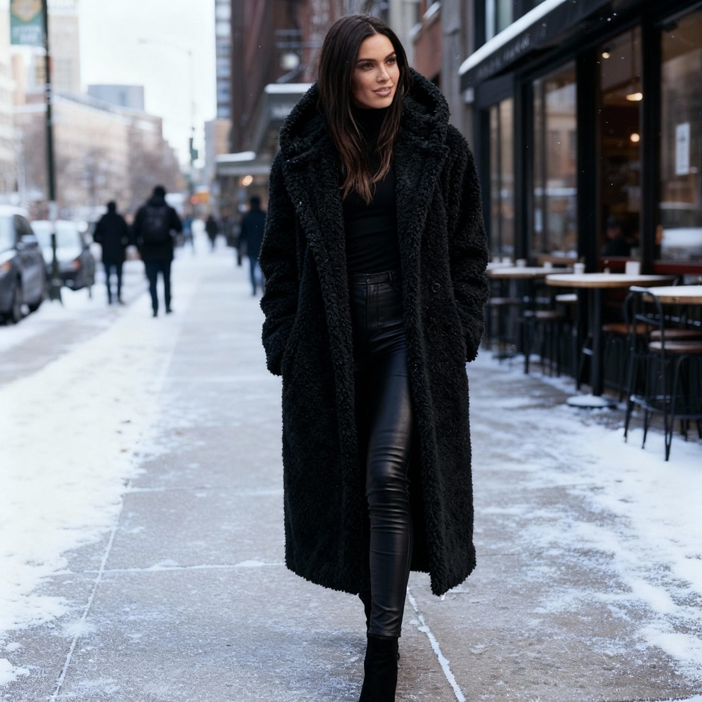 Soft Teddy Coat Women's Hooded Jacket
