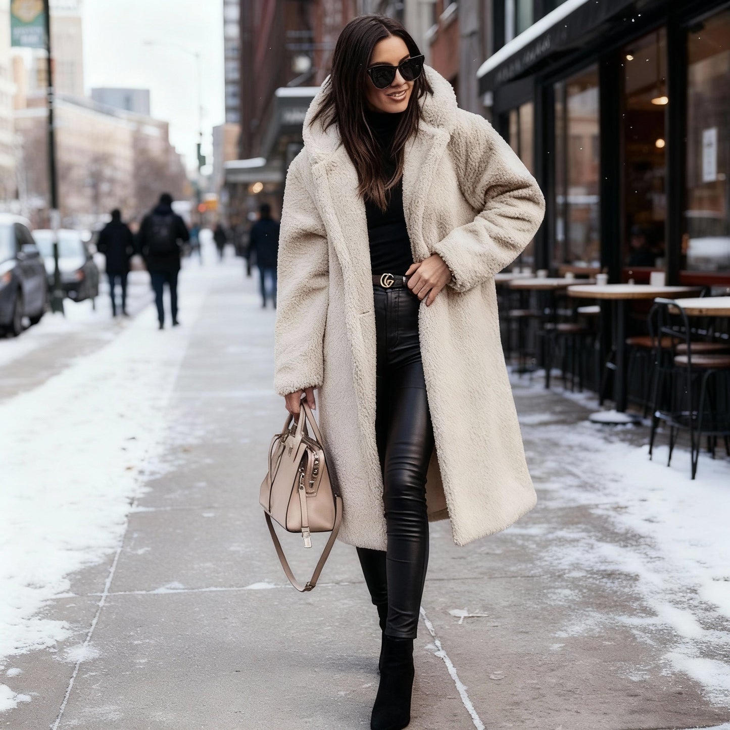 Soft Teddy Coat Women's Hooded Jacket